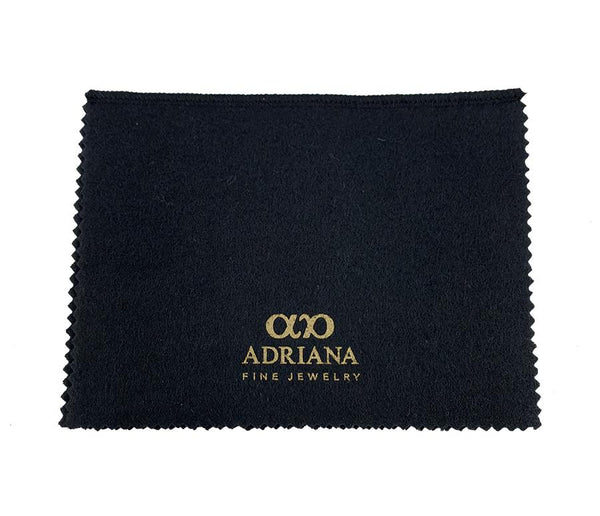 How to clean your jewelry with the Adriana Fine Jewelry cloth?