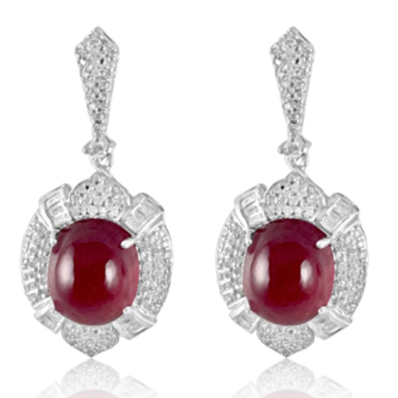 Ruby earrings store near me