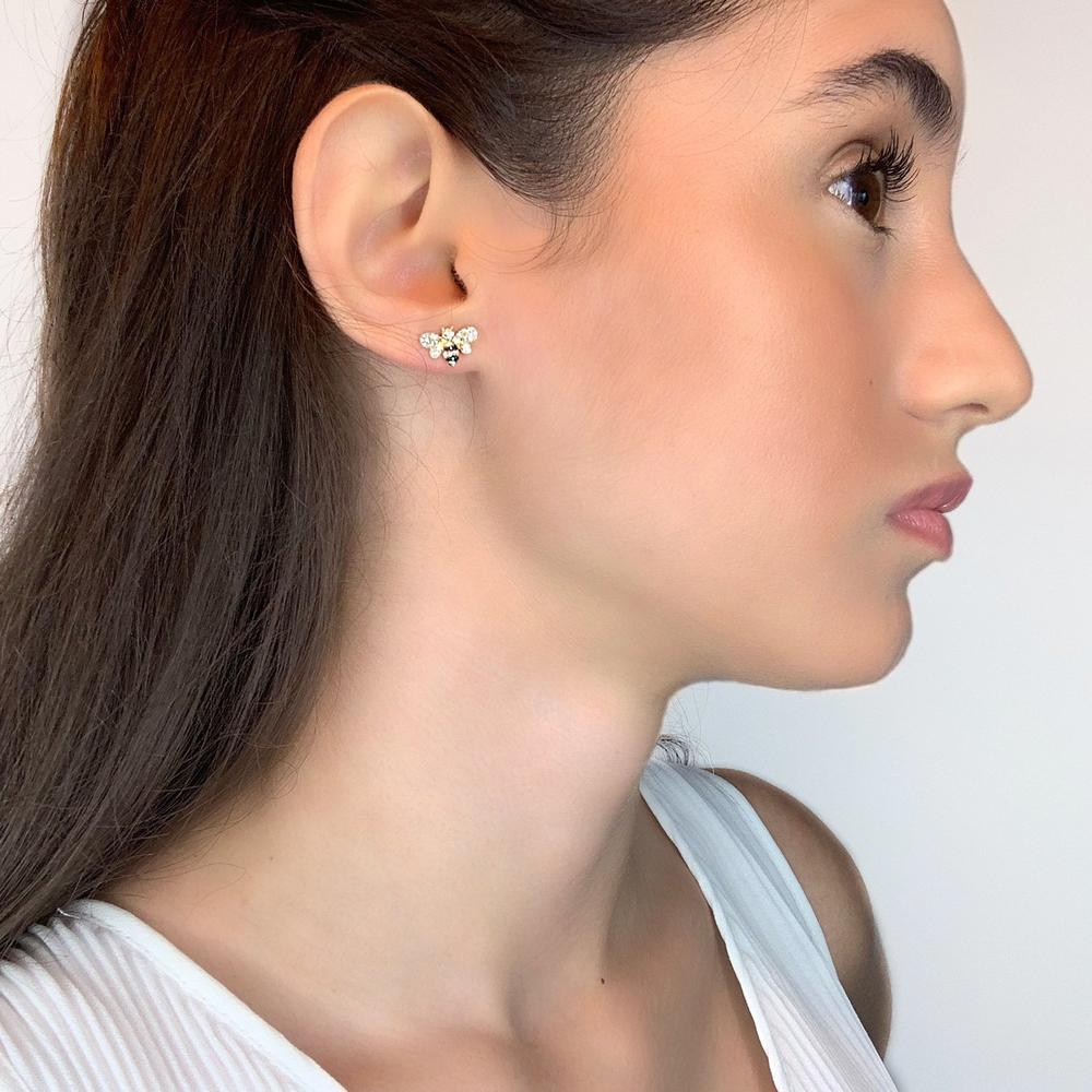 Black Diamond Single Cage Ear Cuff | Black Gold | Women's Diamond Earrings  - Rachel Katz Jewelry