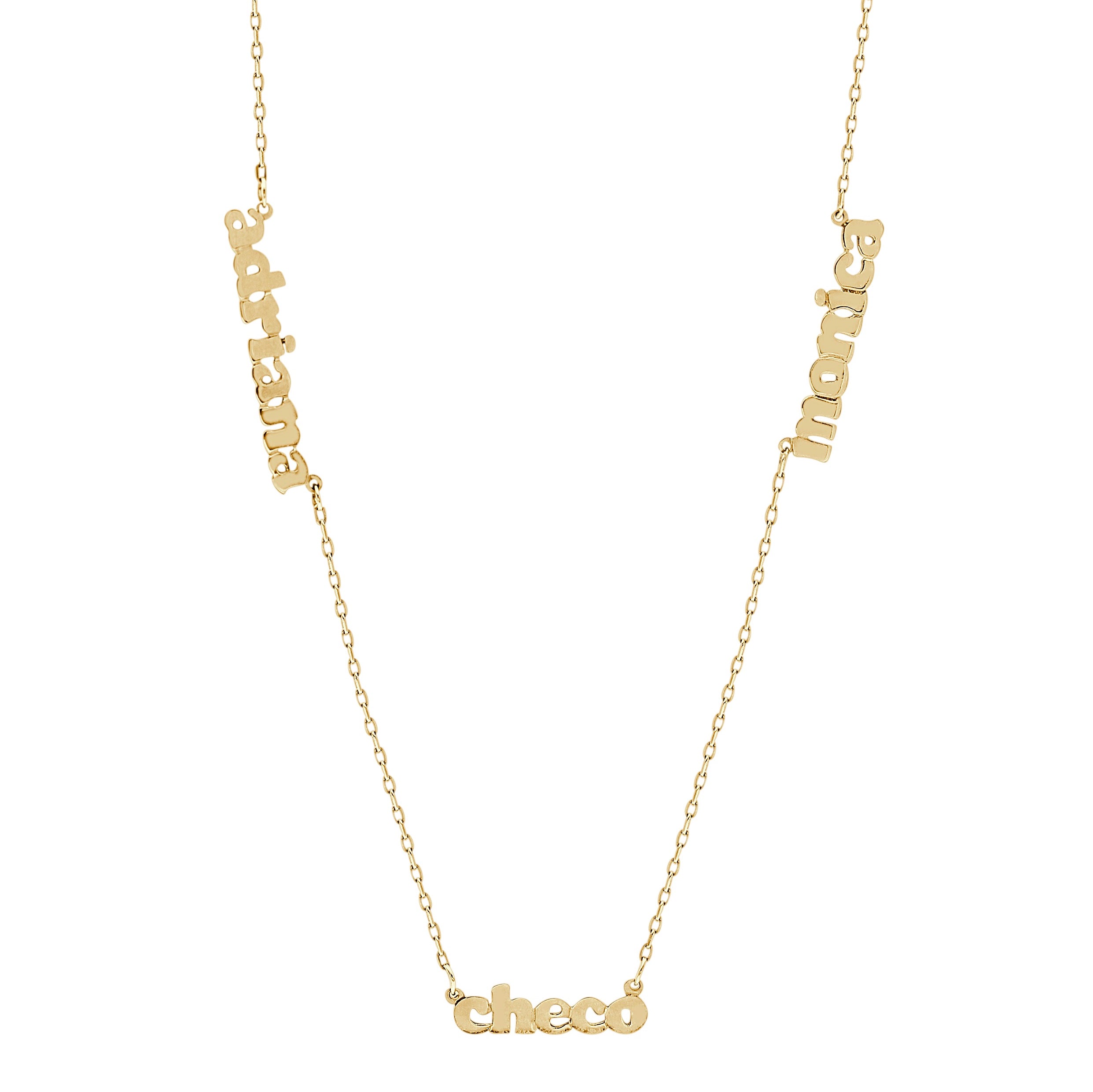 Dior name outlet necklace